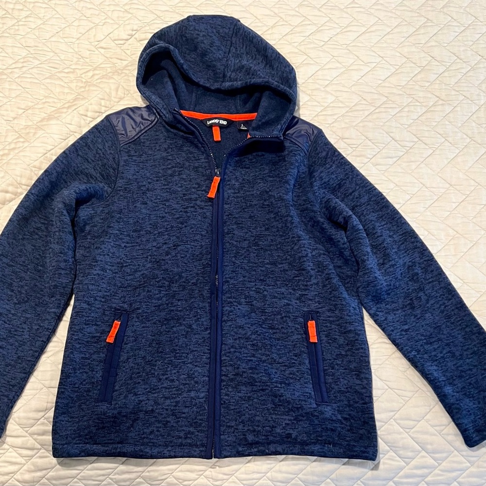 Boys Lands End Zip Jacket